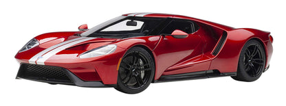 Autoart 1/18 Ford GT 2017 Red/Silver- Japan Figure Store - #1 Bring To You The Best Japanese Goods