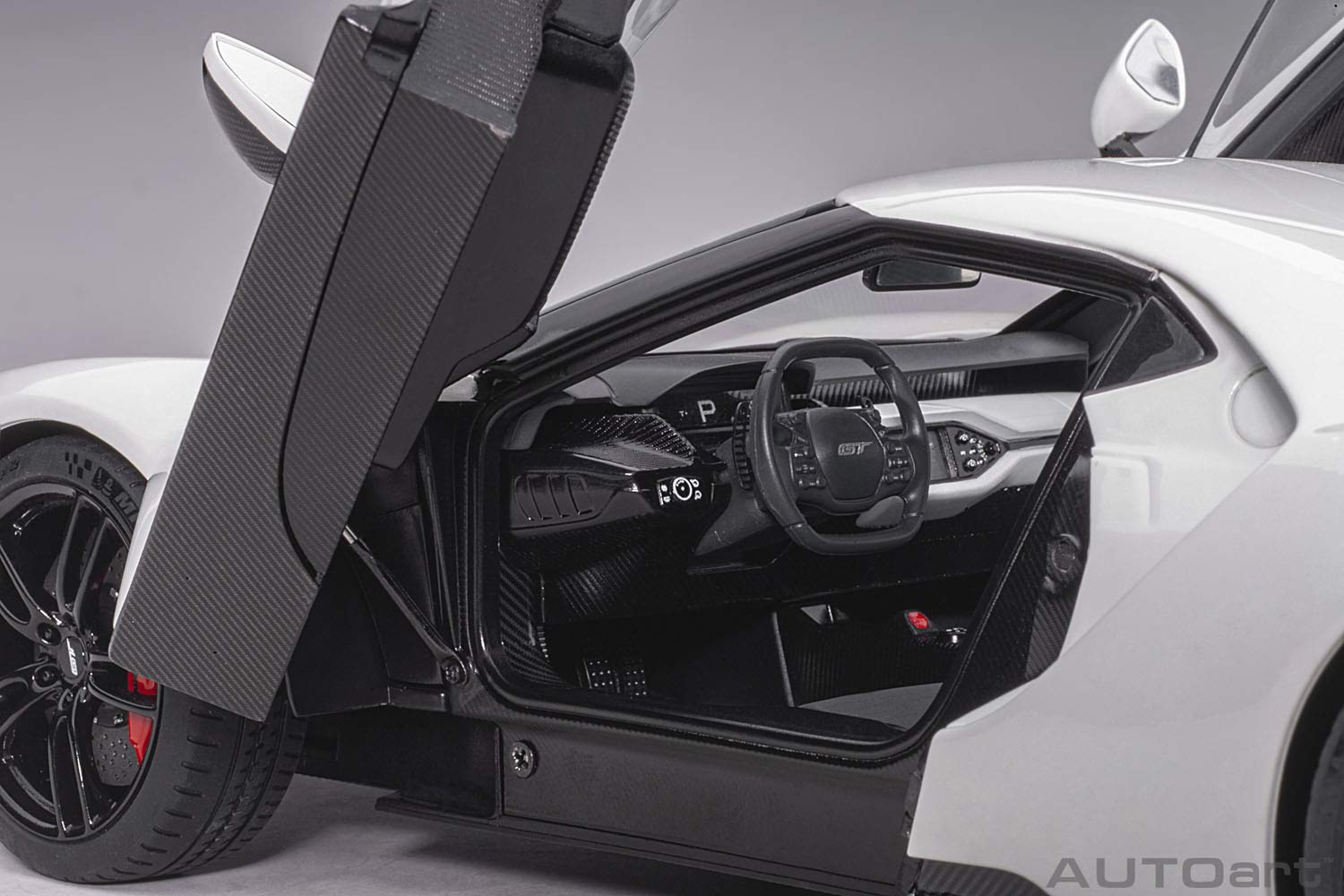 Autoart 1/18 Ford GT 2017 White- Japan Figure Store - #1 Bring To You The Best Japanese Goods