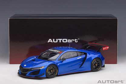 Autoart 1/18 Honda NSX GT3 2018 81896 Hyper Blue- Japan Figure Store - #1 Bring To You The Best Japanese Goods