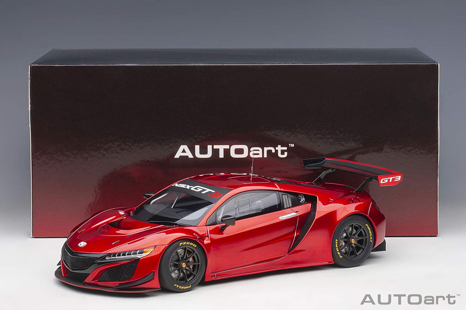 Autoart 1/18 Honda NSX GT3 2018 81895 Hyper Red- Japan Figure Store - #1 Bring To You The Best Japanese Goods