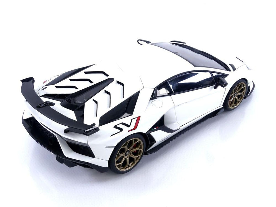 Autoart 1/18 Lamborghini Aventador SVJ Pearl White- Japan Figure Store - #1 Bring To You The Best Japanese Goods