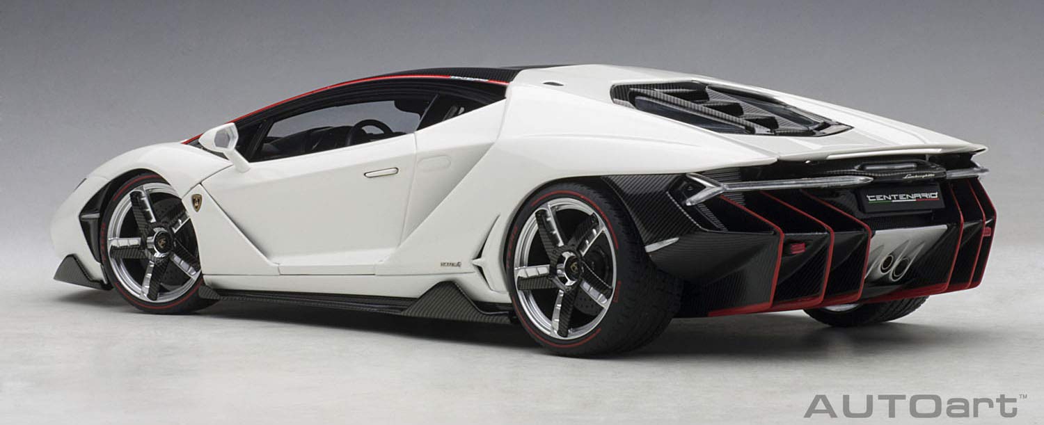Autoart 1/18 Lamborghini Centenario White- Japan Figure Store - #1 Bring To You The Best Japanese Goods