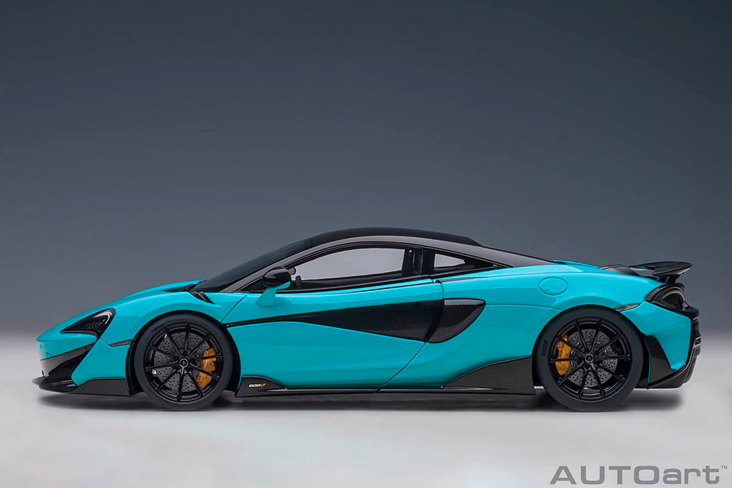 Autoart 1/18 McLaren 600Lt 76083 Light Blue Pearl/Carbon Roof- Japan Figure Store - #1 Bring To You The Best Japanese Goods