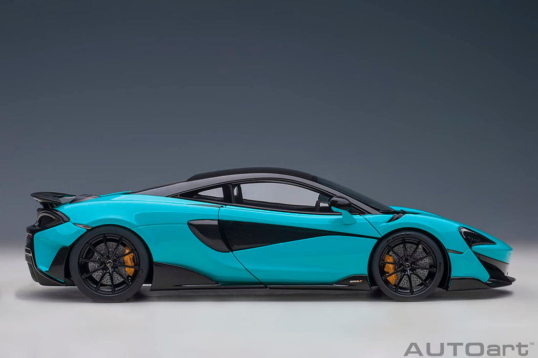 Autoart 1/18 McLaren 600Lt 76083 Light Blue Pearl/Carbon Roof- Japan Figure Store - #1 Bring To You The Best Japanese Goods
