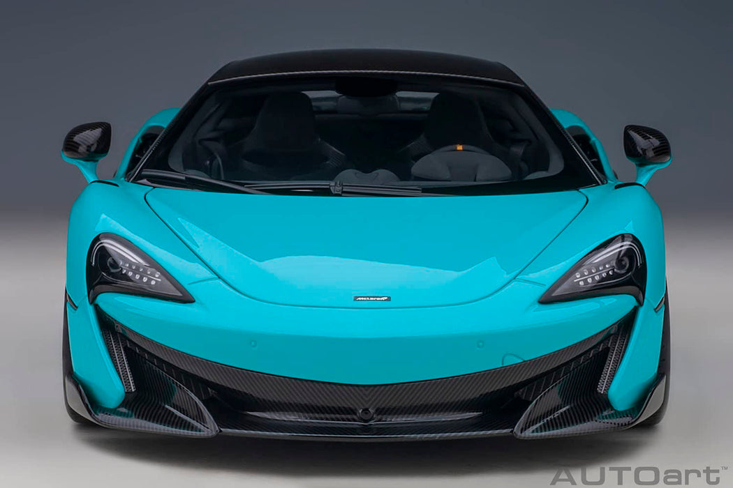 Autoart 1/18 McLaren 600Lt 76083 Light Blue Pearl/Carbon Roof- Japan Figure Store - #1 Bring To You The Best Japanese Goods