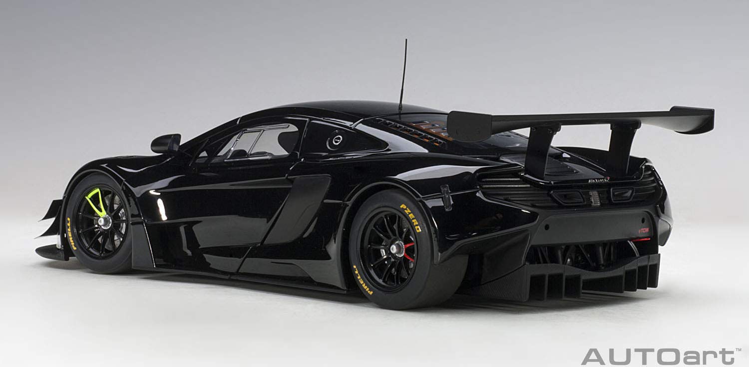 Autoart 1/18 McLaren 650S GT3 Black- Japan Figure Store - #1 Bring To You The Best Japanese Goods