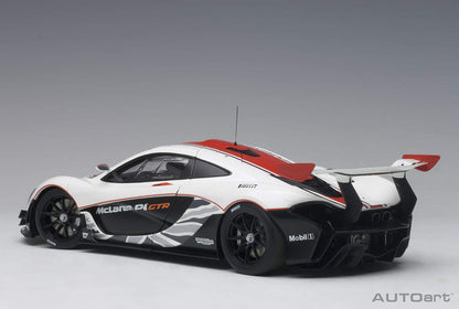 Autoart 1/18 McLaren P1 GTR White/Red- Japan Figure Store - #1 Bring To You The Best Japanese Goods