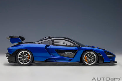 Autoart 1/18 McLaren Senna 76079 Blue- Japan Figure Store - #1 Bring To You The Best Japanese Goods