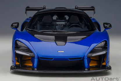 Autoart 1/18 McLaren Senna 76079 Blue- Japan Figure Store - #1 Bring To You The Best Japanese Goods
