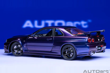 Autoart Nismo R34 GT-R Z-Tune 1/18 Finished Model in Midnight Purple III- Japan Figure Store - #1 Bring To You The Best Japanese Goods