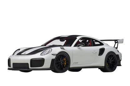 Autoart 1/18 Porsche 911 GT2 RS Weissach Pkg White/Carbon 78171- Japan Figure Store - #1 Bring To You The Best Japanese Goods