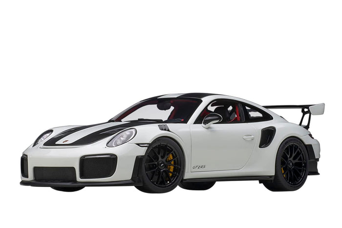 Autoart 1/18 Porsche 911 GT2 RS Weissach Pkg White/Carbon 78171- Japan Figure Store - #1 Bring To You The Best Japanese Goods
