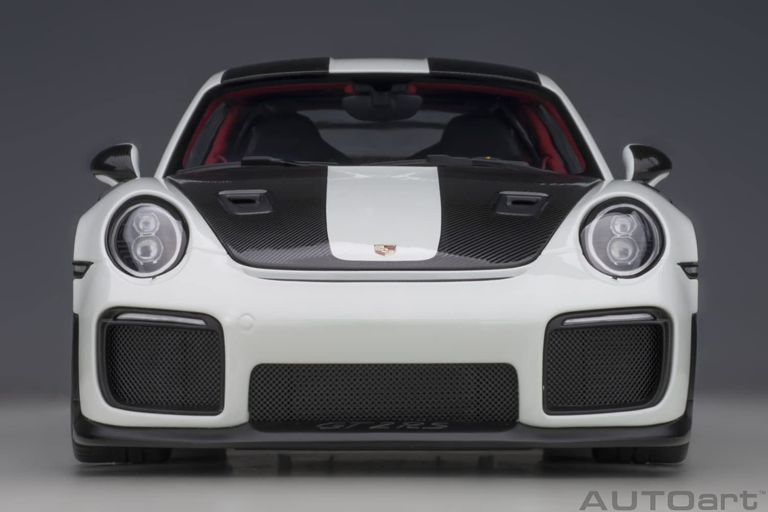 Autoart 1/18 Porsche 911 GT2 RS Weissach Pkg White/Carbon 78171- Japan Figure Store - #1 Bring To You The Best Japanese Goods