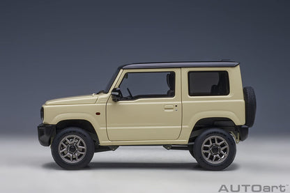 Autoart 1/18 Suzuki Jimny Jb64 Ivory/Black 78500- Japan Figure Store - #1 Bring To You The Best Japanese Goods