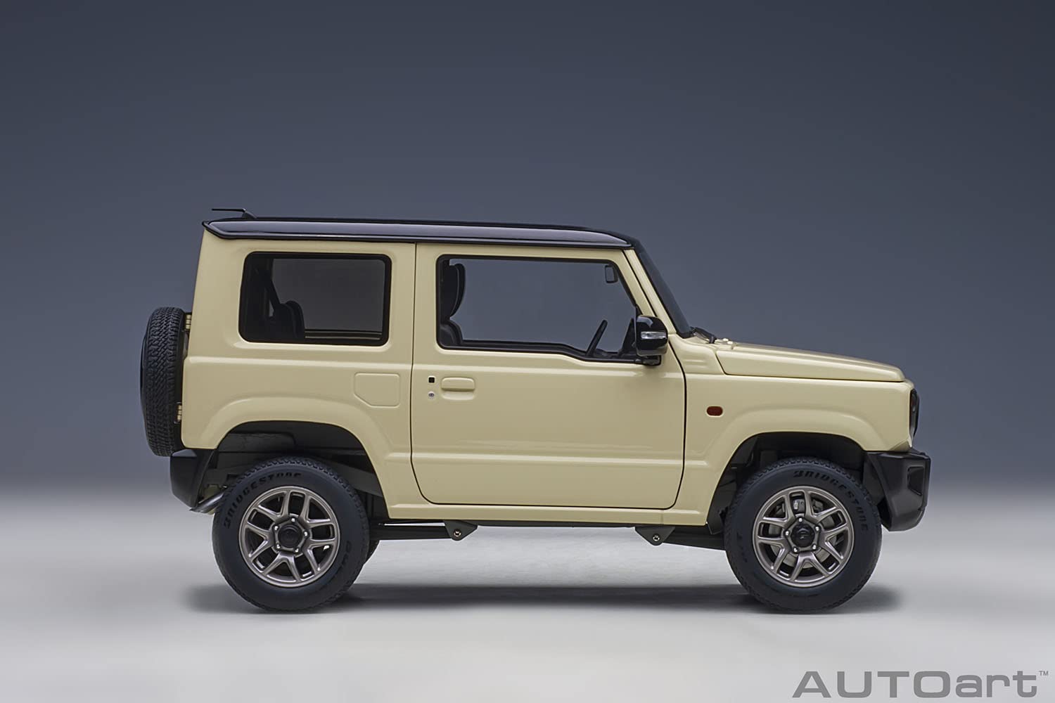 Autoart 1/18 Suzuki Jimny Jb64 Ivory/Black 78500- Japan Figure Store - #1 Bring To You The Best Japanese Goods