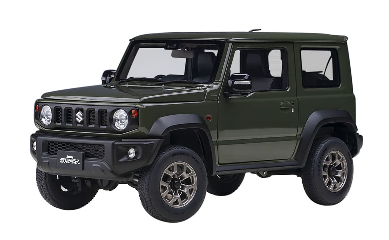 Autoart 1/18 Scale Suzuki Jimny Sierra JB74 Moss Green Model 78509- Japan Figure Store - #1 Bring To You The Best Japanese Goods