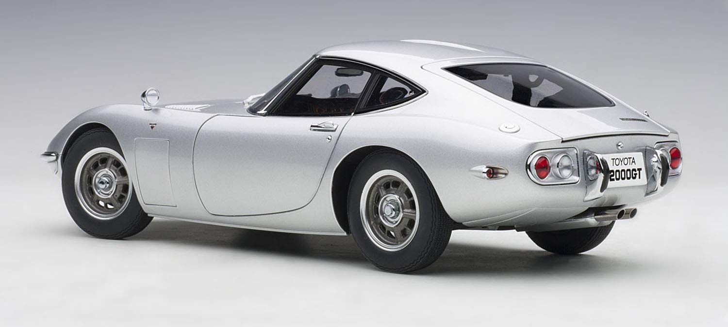 : Autoart 1/18 Toyota 2000Gt Silver- Japan Figure Store - #1 Bring To You The Best Japanese Goods