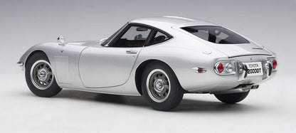: Autoart 1/18 Toyota 2000Gt Silver- Japan Figure Store - #1 Bring To You The Best Japanese Goods