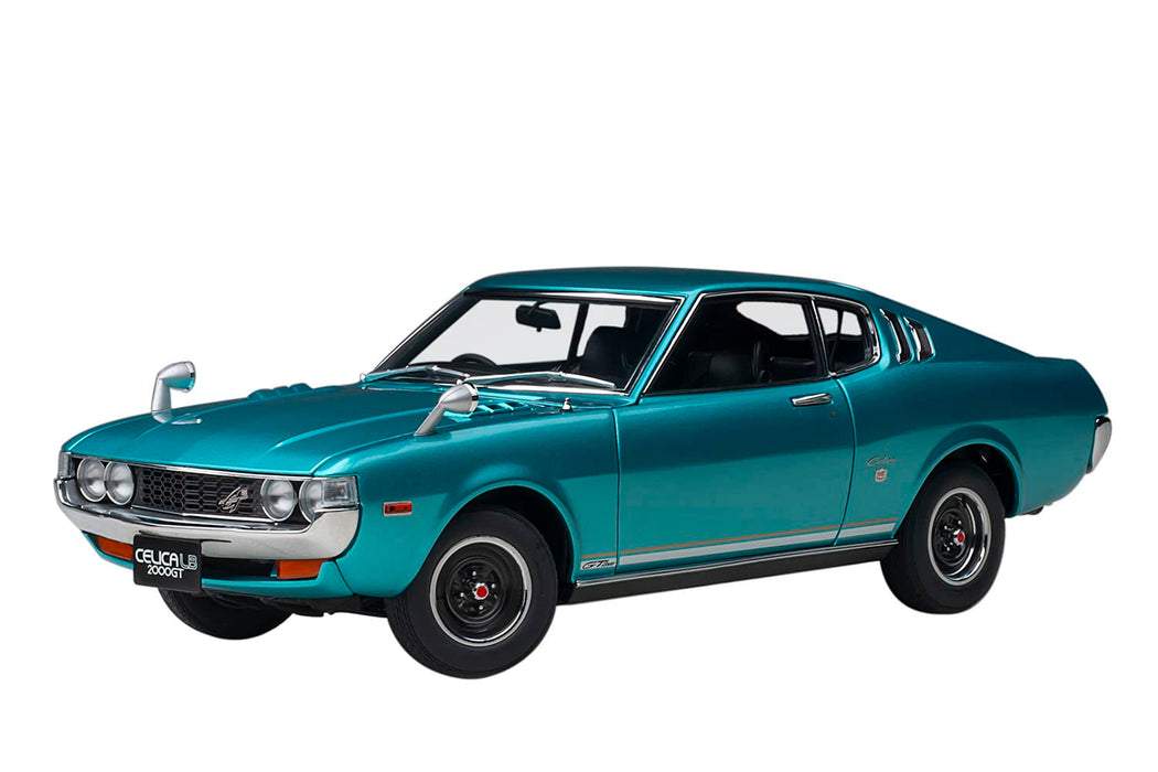 Autoart 1/18 Toyota Celica Liftback 2000Gt (Ra25) 1973 Turquoise Blue- Japan Figure Store - #1 Bring To You The Best Japanese Goods