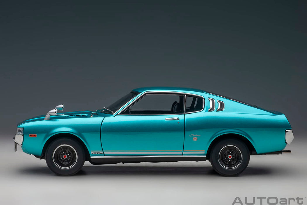 Autoart 1/18 Toyota Celica Liftback 2000Gt (Ra25) 1973 Turquoise Blue- Japan Figure Store - #1 Bring To You The Best Japanese Goods