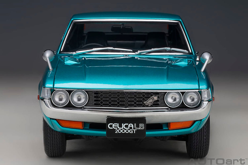 Autoart 1/18 Toyota Celica Liftback 2000Gt (Ra25) 1973 Turquoise Blue- Japan Figure Store - #1 Bring To You The Best Japanese Goods