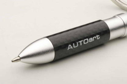 Autoart Carbon Fiber Retractable Ballpoint Pen with Keychain Attachment- Japan Figure Store - #1 Bring To You The Best Japanese Goods