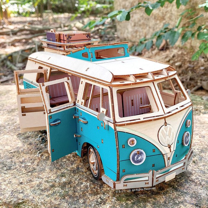 A-ZONE - Wodden Art Ki-Gu-Mi Volkswagen T1 Camper Van- Japan Figure Store - #1 Bring To You The Best Japanese Goods