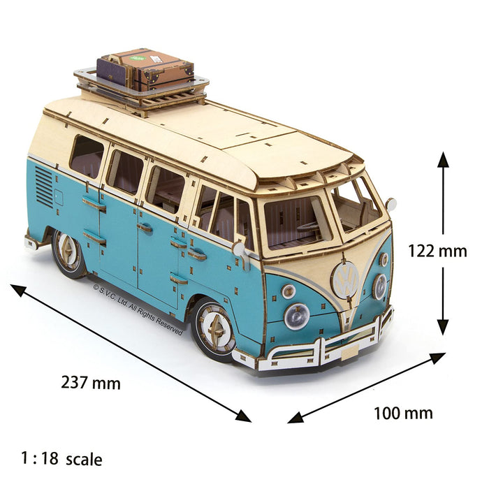 A-ZONE - Wodden Art Ki-Gu-Mi Volkswagen T1 Camper Van- Japan Figure Store - #1 Bring To You The Best Japanese Goods