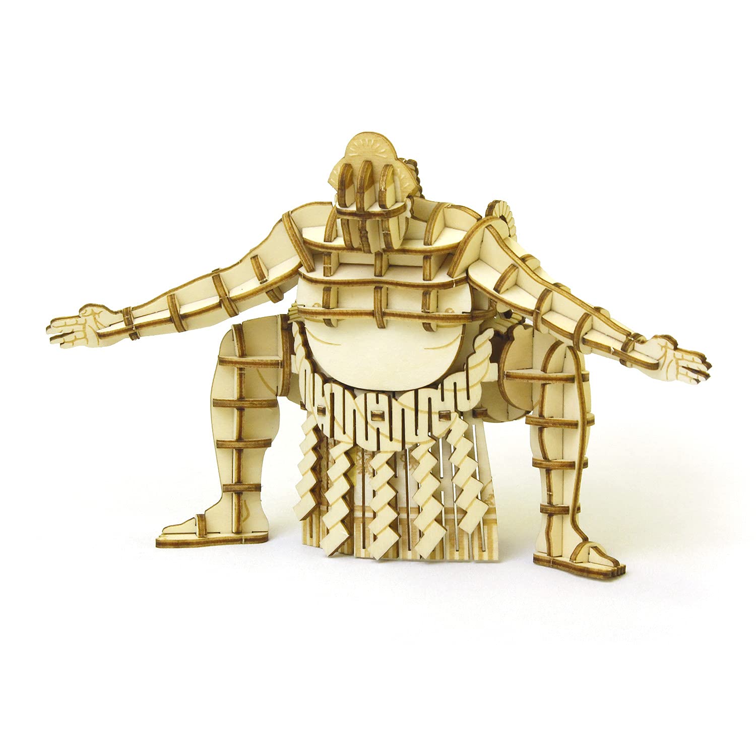 A-ZONE Wooden Art Ki-Gu-Mi Sumo Yokozuna Shiranui Style- Japan Figure Store - #1 Bring To You The Best Japanese Goods