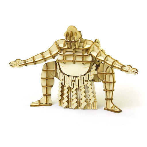 A-ZONE Wooden Art Ki-Gu-Mi Sumo Yokozuna Shiranui Style- Japan Figure Store - #1 Bring To You The Best Japanese Goods
