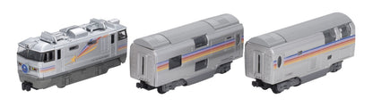 BANDAI - B-Train Shorty Sleeping Express 'Cassiopeia' Set A 3 Cars Set - N Scale- Japan Figure Store - #1 Bring To You The Best Japanese Goods