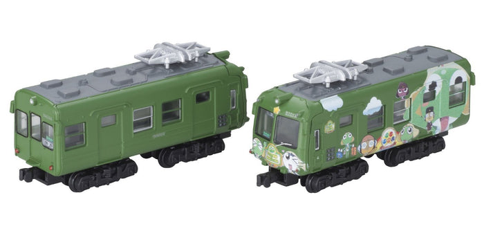 BANDAI B-Train Shorty Kumamoto Railway Type 5000 'Keroro' 2 Cars Set N Scale- Japan Figure Store - #1 Bring To You The Best Japanese Goods