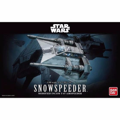 Bandai 1/48 T-47 Airspeeder Snowspeeder Plastic Model Kit Star Wars