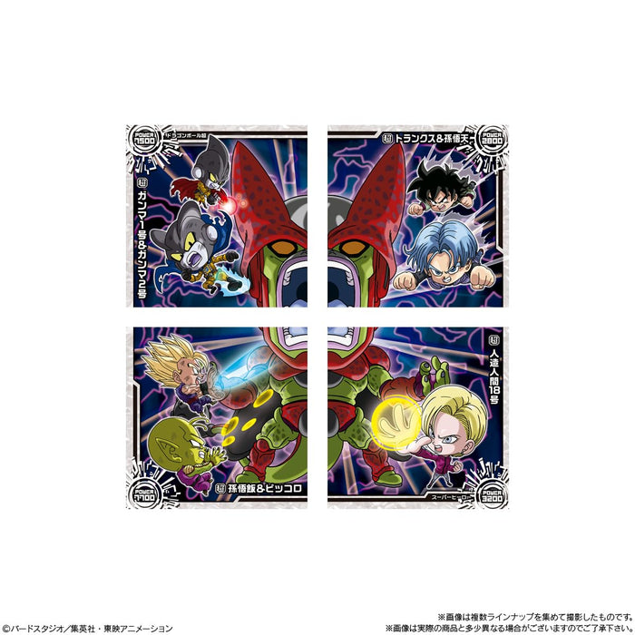 Bandai Dragon Ball Super Warrior Seal Wafer Candy Toy (20Pcs) Japan Baked Sweets- Japan Figure Store - #1 Bring To You The Best Japanese Goods