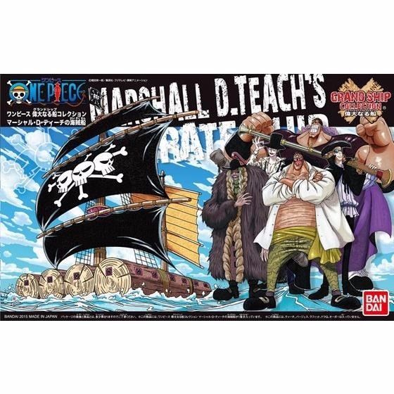 Bandai Grand Ship Collection Marshal D. Teach's Pirate Ship Model Kit One Piece