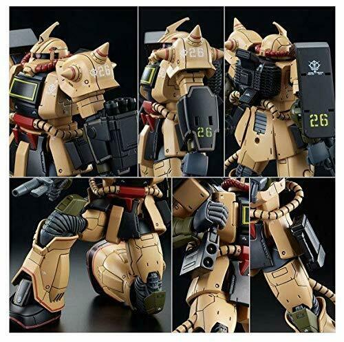 Bandai Hg 1/144 Ms-06d Zaku Desert Type Kit Gundam- Japan Figure Store - #1 Bring To You The Best Japanese Goods