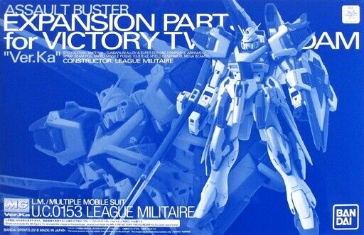 Bandai Mg 1/100 Assault Buster Expansion Parts For V2 Gundam Ver Ka Model Kit - Japan Figure