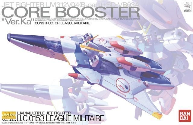 Bandai Mg 1/100 Lm312v04b-part + Sd-vb03a Core Booster Model Kit V Gundam - Japan Figure