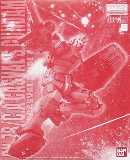 Bandai Mg 1/100 Rx-78/c.a Casval's Gundam Ver 3.0 Model Kit Gihren No Yabou - Japan Figure