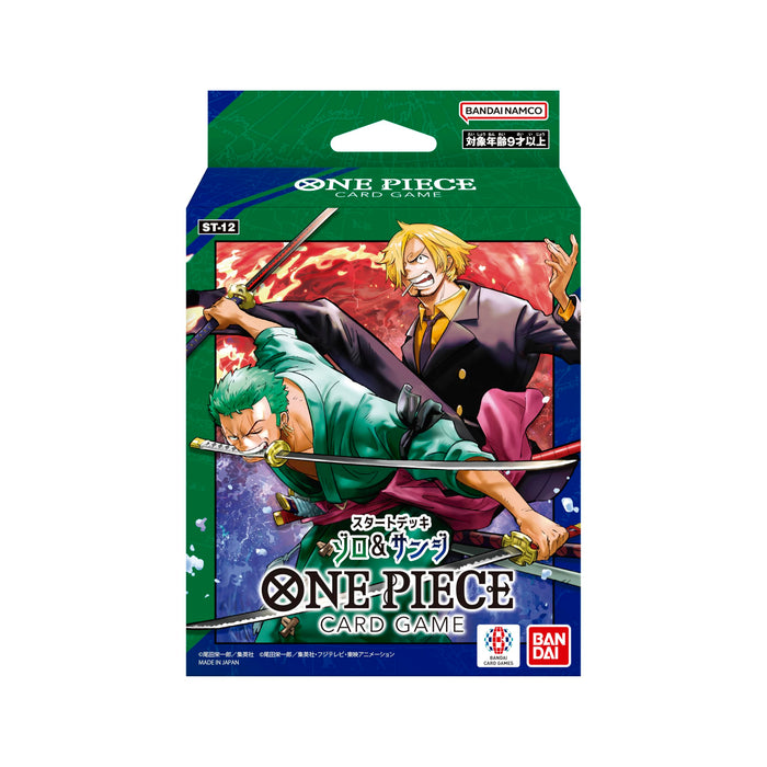 Bandai One Piece Card Game Zoro & Sanji Start Deck ST-12- Japan Figure Store - #1 Bring To You The Best Japanese Goods