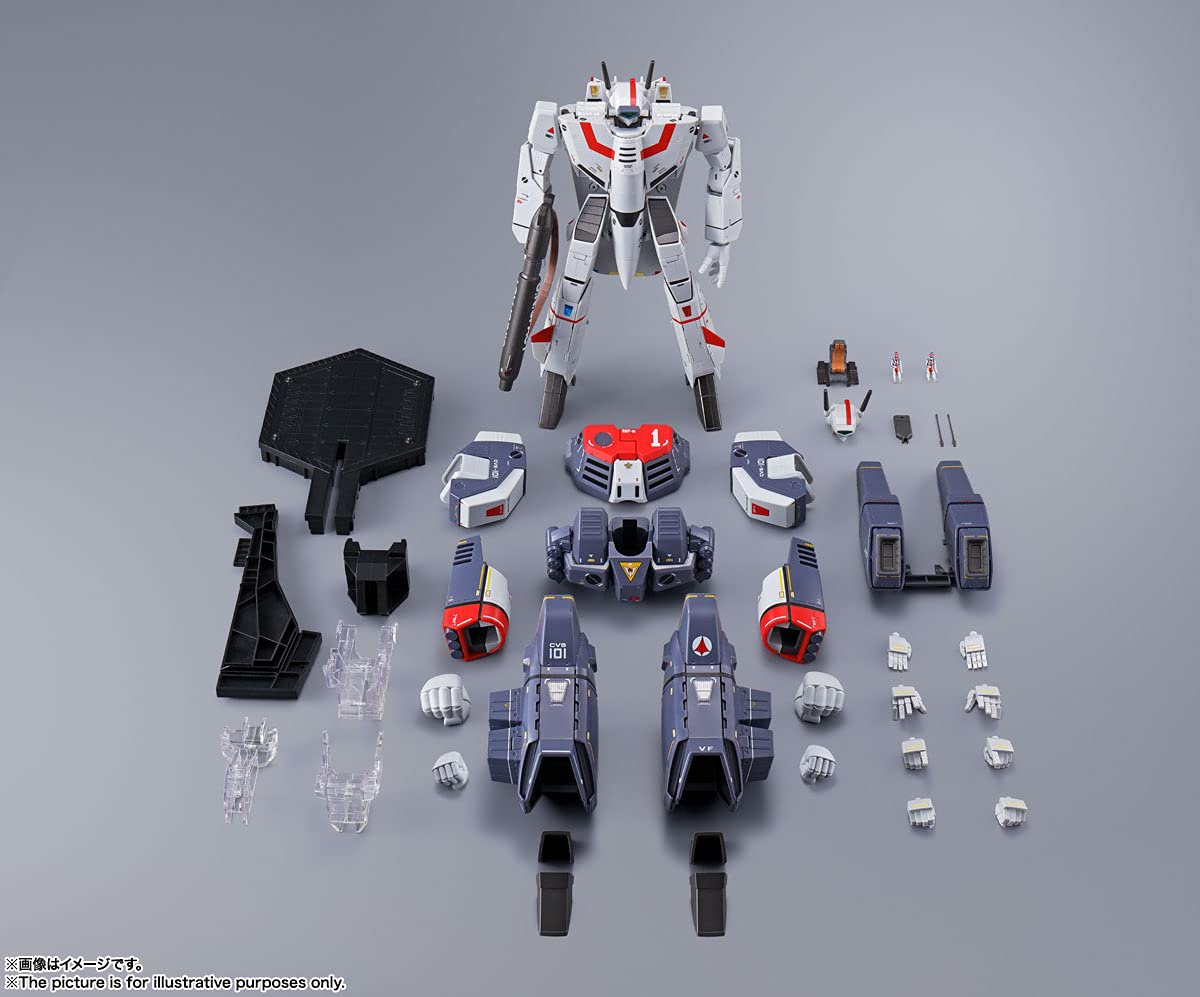 BANDAI Dx Chogokin Vf-1J Armored Valkyrie Ichijo Custom Figure- Japan Figure Store - #1 Bring To You The Best Japanese Goods