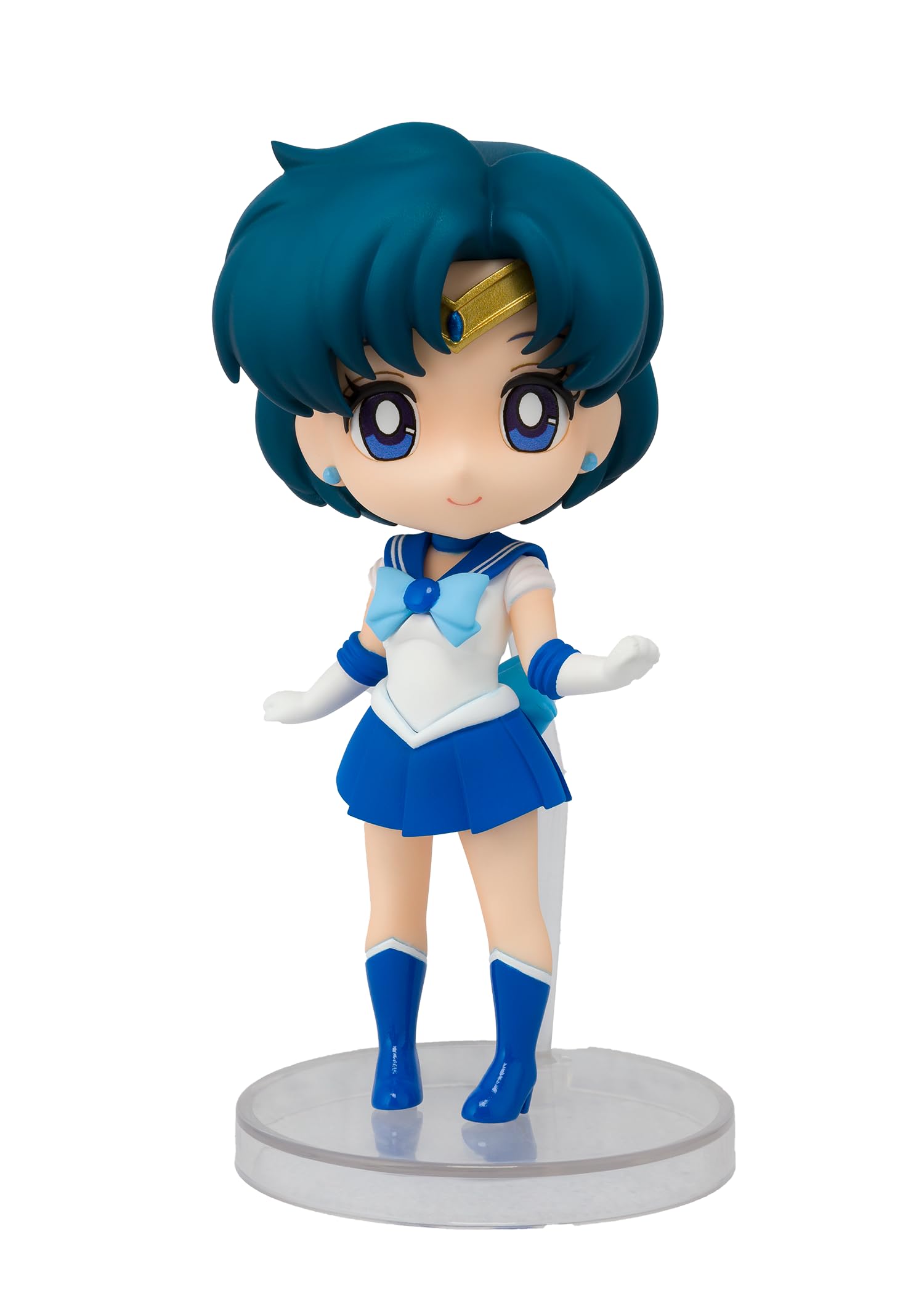 Bandai Spirits Figuarts Mini Sailor Moon Mercury 90mm PVC ABS Figure- Japan Figure Store - #1 Bring To You The Best Japanese Goods