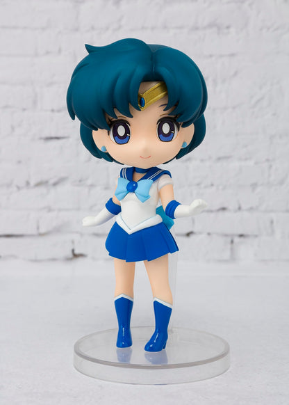 Bandai Spirits Figuarts Mini Sailor Moon Mercury 90mm PVC ABS Figure- Japan Figure Store - #1 Bring To You The Best Japanese Goods
