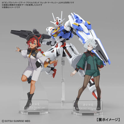 Bandai Spirits Gundam Witch Of Mercury Acrylic Stand Thretta Mercury Gunpla Art- Japan Figure Store - #1 Bring To You The Best Japanese Goods