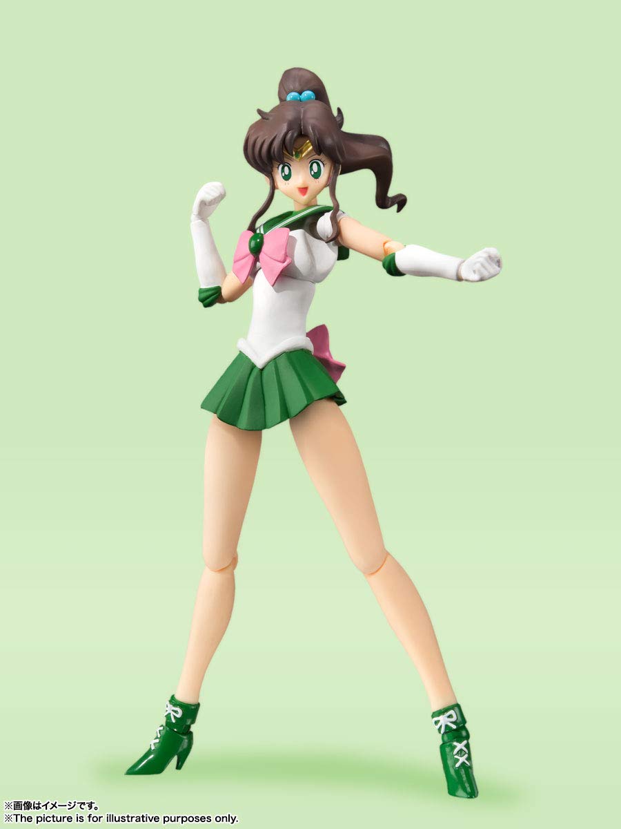 Bandai Spirits Sh Figuarts Sailor Moon Jupiter Animation Color Resale 150mm PVC ABS Figure- Japan Figure Store - #1 Bring To You The Best Japanese Goods