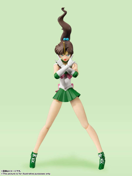 Bandai Spirits Sh Figuarts Sailor Moon Jupiter Animation Color Resale 150mm PVC ABS Figure- Japan Figure Store - #1 Bring To You The Best Japanese Goods