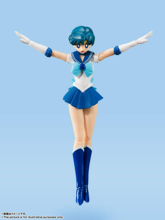 Bandai Spirits Sh Figuarts Sailor Moon Mercury 140mm PVC ABS Figure- Japan Figure Store - #1 Bring To You The Best Japanese Goods