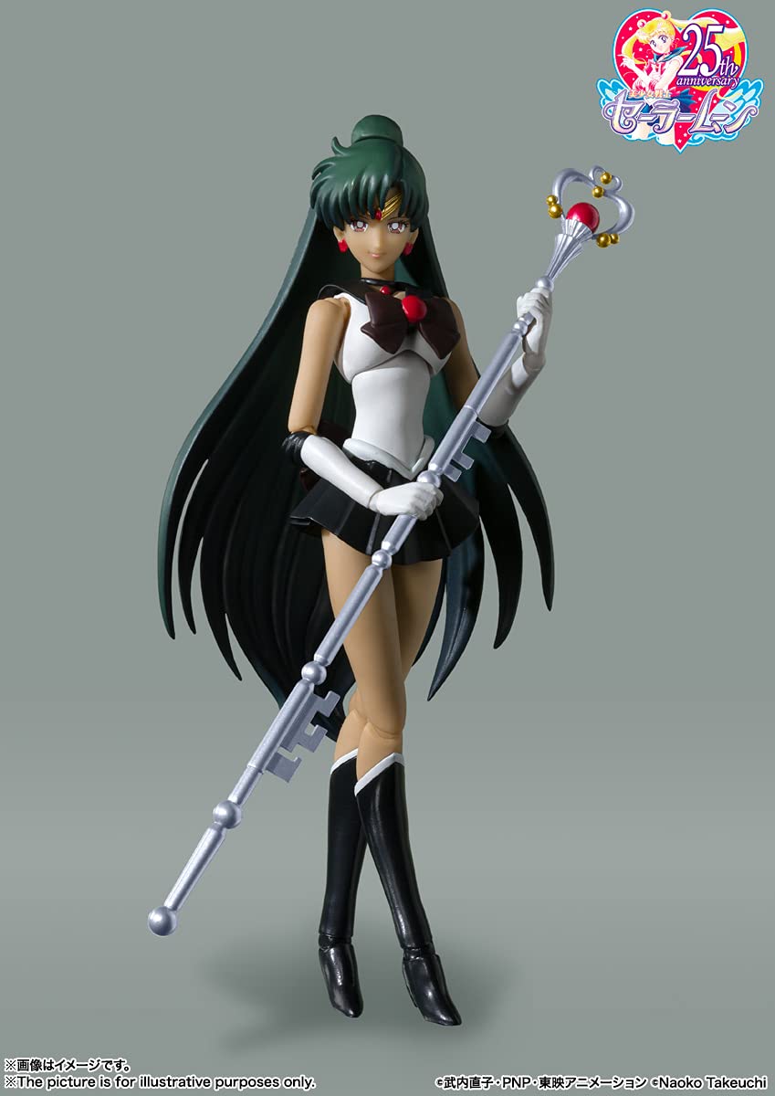 BANDAI S.H. Figuarts Sailor Pluto -Animation Color Edition- Figure Sailor Moon- Japan Figure Store - #1 Bring To You The Best Japanese Goods