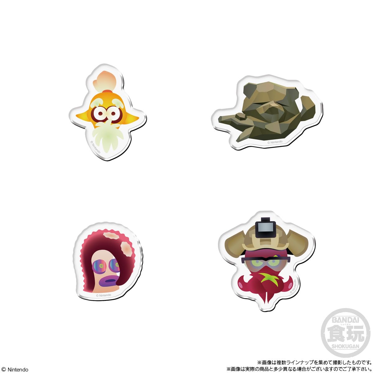 Bandai Japan Splatoon 3 Chara Magnets 2 14 Box Shokugan Gum- Japan Figure Store - #1 Bring To You The Best Japanese Goods