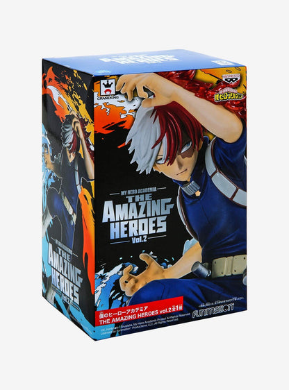 Banpresto My Hero Academia Shoto Todoroki The Amazing Heroes Vol 2 Figurine 15Cm- Japan Figure Store - #1 Bring To You The Best Japanese Goods